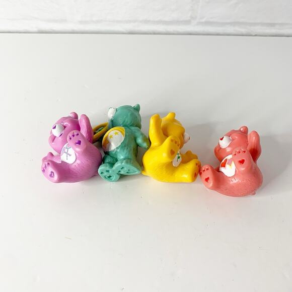 Vintage Care Bears Figure Lot Of 12 Collectible 1980s Cake Toppers PVC - Picture 7 of 10